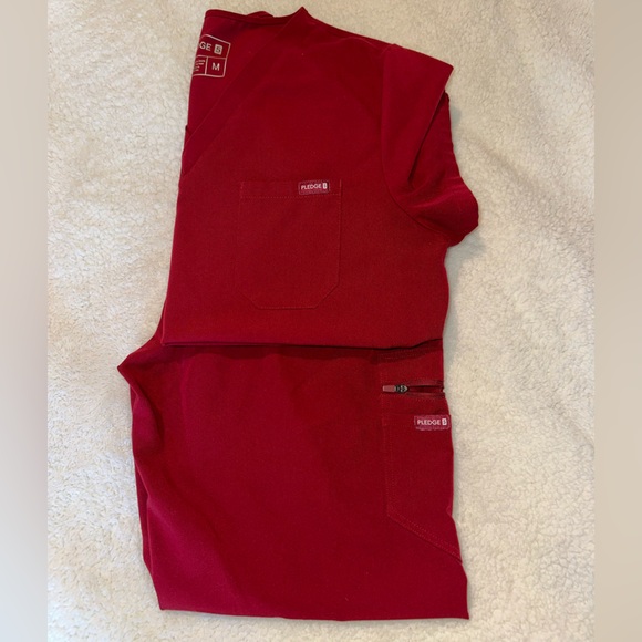 Figs Other - Red Pledge 5 scrubs